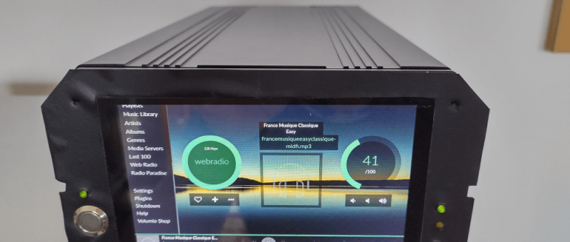Raspberry Pi V4 no noise power supply for audio streamer: