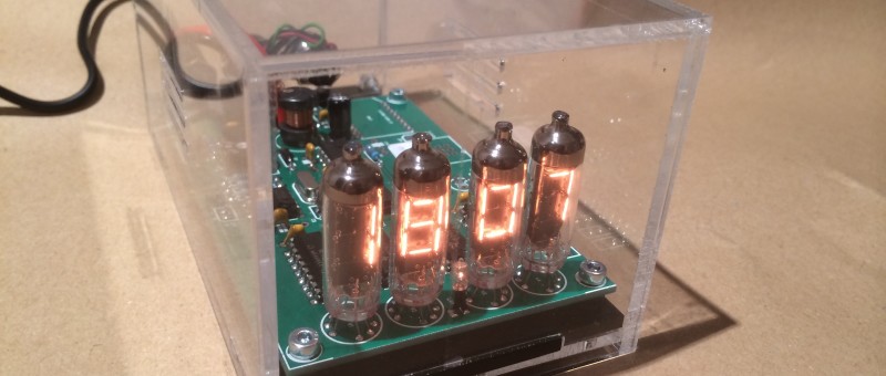 Numitron Arduino Clock and Thermometer [120740-I]
