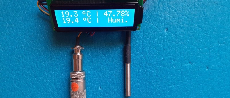 Display multiple sensor values on an LCD with an attiny85