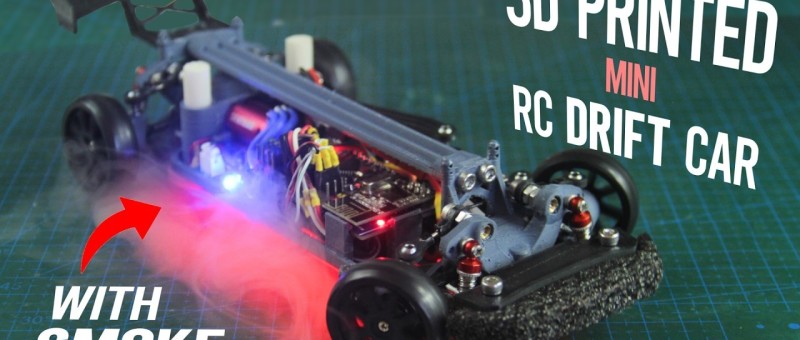 Build a 3D Printed Arduino RC Drift Car with a Smoke Effect!