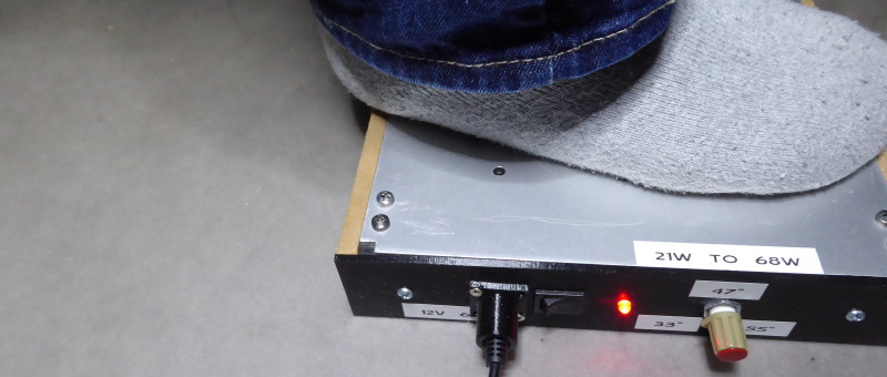 Build an Energy-Efficient Foot Warmer