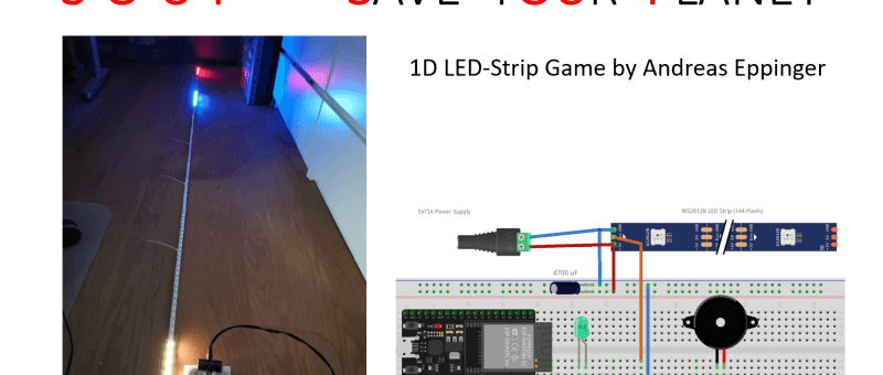 1D LED-Strip-Game    S-O-U-P - Save Your Planet