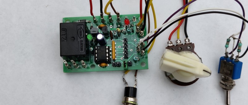 Quasi analog exposure timer for the dark room