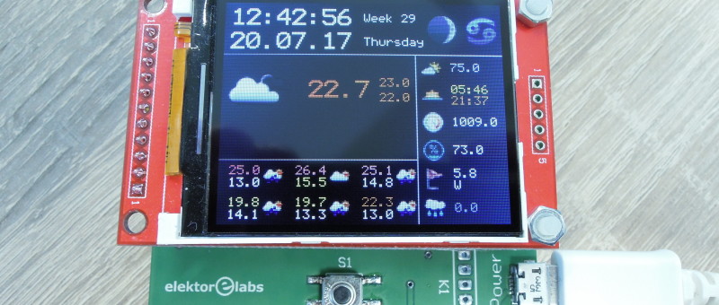 Weather Display with ST Nucleo [160157]