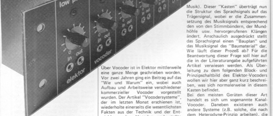 Elektor-Vocoder, Teil 1 (10-Kanal-Gerät, Bauanleitung, Musik mit Sprache modulieren)