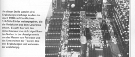 1/4-GHz-Zähler-Ergänzungen (Vornullunterdrückung, Periodendauermessung, Torzeitumschaltung)