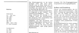Einfacher Benzin-Verbrauchsmesser (Anzeige in km/l, sonst ähnlich Aprilheft 80)
