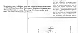 Zelt-Alarm (bei Einbruchsversuch ins Zelt 500Hz-Alarmton auslösen, Camping)