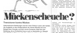 Mückenscheuche (mit 5-20kHz-Ton Mücken verscheuchen)