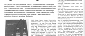 TV-Spielcomputer (Erfahrungen)