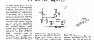 Infrarot-Empfänger (V-FET)