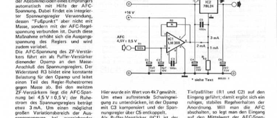 AFC mit Hilfe der Abstimmdiode