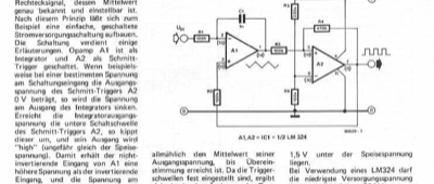 Spannung zu Tastverhältnis-Umsetzer (LM324)