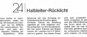 Halbleiter-Rücklicht (LEDs)