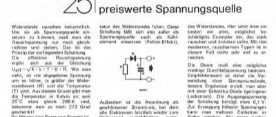 Spannungsquelle (R C Diode)