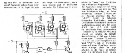 Post-Melder (Lichtschranke)