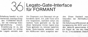 Legato-Gate-Interface für FORMANT