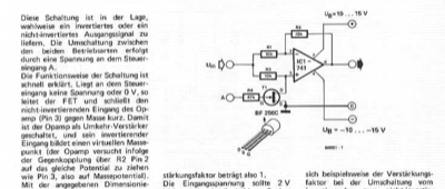 Puffer oder Inverter (mit 741)