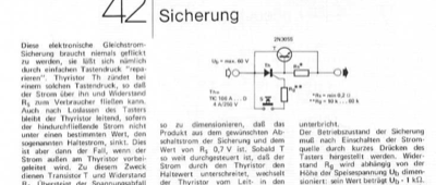 Sicherung (Thyristor)