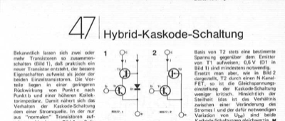 Hybrid-Kaskode-Schaltung