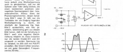 Elektronische Lupe (Präzisions-Gleichrichter)