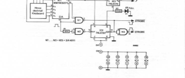 Hexadezimal-Keyboard (Encoder MM74C923)