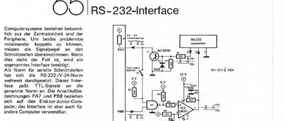 RS232-Interface (Junior-Computer)