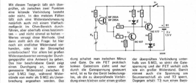 Durchgangsprüfer (FET)