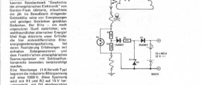 Blitz-Energie-Gewinnungsschaltung (Scherz)