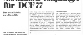 Normalzeit-Empfänger für DCF77 (mit TCA440, 4060)