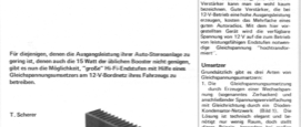 Auto-Power (Spannungswandler für Versorgung von Hi-Fi-Endstufen, 150W 60V)