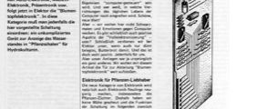 Hydro-Meter (Wasserstands-Anzeige für Pflanzenzüchter)