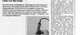 Aus Streifen werden Bytes (Barcode Leser, HEDS1000)