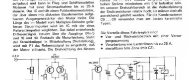 Fahrtregler für Modellbau (Pulsbreitenmodulation 25A)