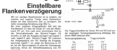 Flanken-Verzögerung einstellbar