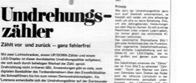 Umdrehungszähler (Vor/Rückwärtszähler)