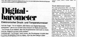 Digital-Barometer (LX0503A)