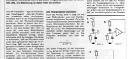 HiFi-Sinusgenerator (Wienbrücke, 10Hz-100kHz)