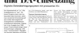 A/D- und D/A-Umsetzung (Analogdaten digital übertragen, ZNA427, ZNA426)