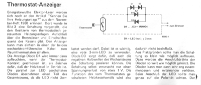 Thermostat-Anzeiger (Brennereinschaltzeit messen)