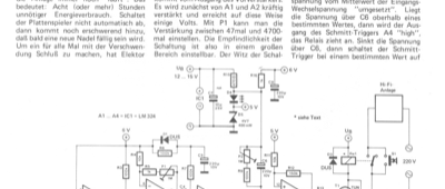 Abschalt-Automat für Audio-Anlagen