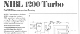 NIBL 1200 Turbo (Basic Microcomputer-Tuning)