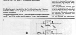 Tuner-Netzteil (mit Abstimmspannung 60V)