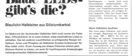 Blaue LEDs (Grundlagen)
