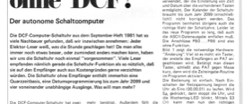 Computer-Schaltuhr (Listing)