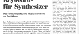 Polyphones Digital-Keyboard für Synthesizer, Teil 1