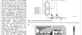 Mini-EPROM-Karte (für Junior-Computer mit 2716)