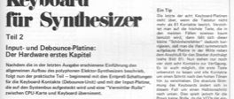 Polyphones Digital-Keyboard für Synthesizer, Teil 2 (Hardware1)