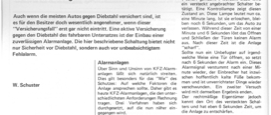 Auto-Alarm (Türkontakt)