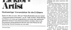 Elektrogitarren-Vorverstärker